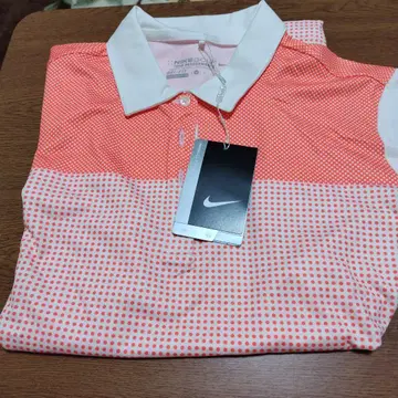 Nike 여성용 피케 셔츠 오렌지/화이트