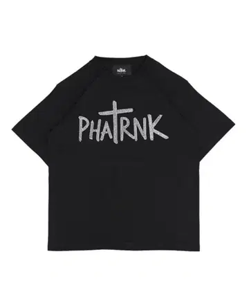 PHATRNK BASIC FRONT LOGO RHINE STONE TEE