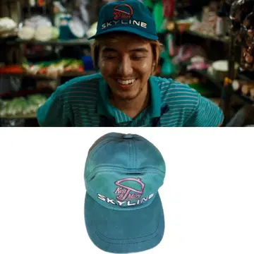 켄 & 메리 SKYLINE 캡 후지이 카제 착용