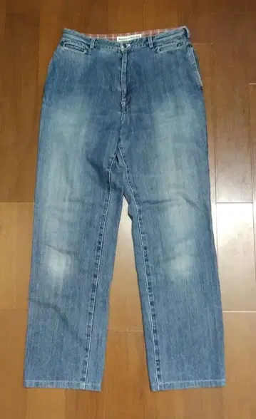 파파스 마드모아젤논논 스트레이트 데님 청바지 XL