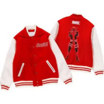 코카콜라 x 마블 콜라보 한정판 스타디움 자켓 s사이즈