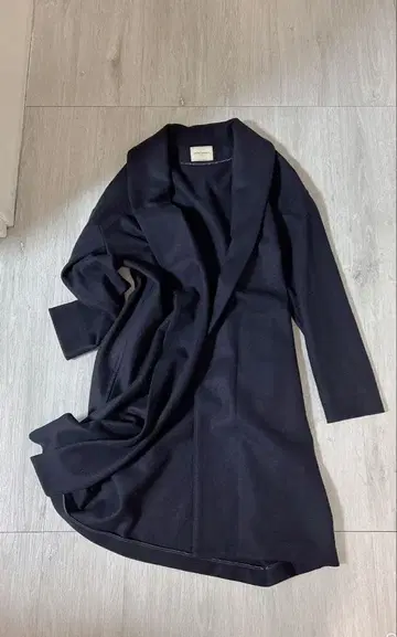 UNITED ARROWS 네이비 롱 코트