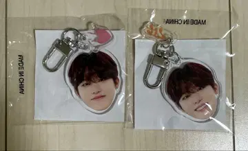 treasure 정우 캡슐 토이 희로애락 가챠가챠 얼굴 아크릴 키링