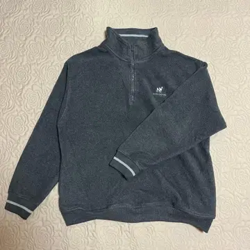 [ BIG DOGS ] 플리스 하프 지퍼 트레이닝복 그레이 구제 의류