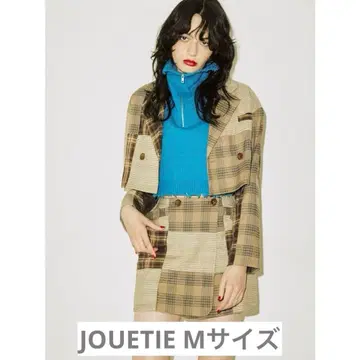 JOUETIE 체크 무늬 스커트 셋업 M 사이즈