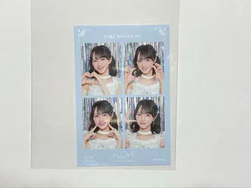 이코라부 노구치 이오리 4컷 포토 카드 보석 의상