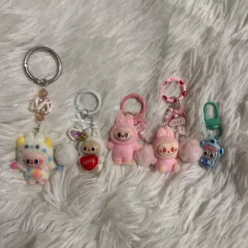 러브부 캐릭터 키링 5개 세트