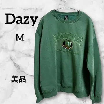 Dazy 내슈빌 Music City U.S.A. 자수 맨투맨 M 속기모