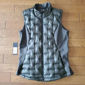 미사용 새상품 adidas 여성용 다운 베스트 M 다크 그린