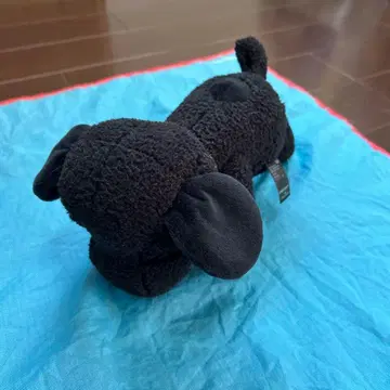 블랙 스누피 봉제 인형 약 25cm