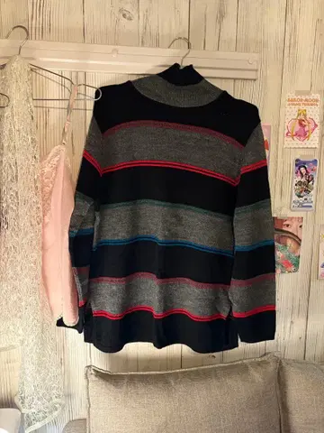 [ 구제 의류 ] 보더 스웨터 y2k 헤이세이 한국