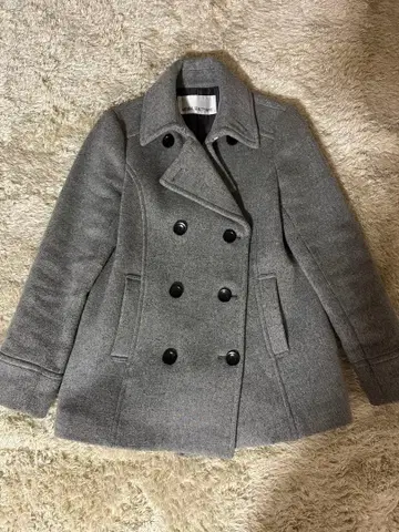 내추럴 뷰티 베이직 p 코트 울 코트 그레이