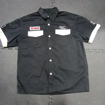 XLARGE 워크 셔츠 블랙