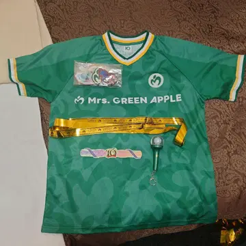 Mrs. GREEN APPLE 게임 셔츠 와펜 러버 밴드 등