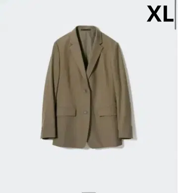 택 포함 2024 완판템 유니클로 테일러드 자켓 올리브 XL