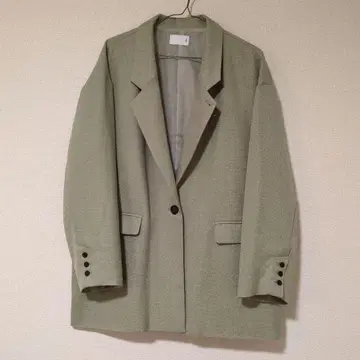 KBF 테일러드 자켓 그린 One Size