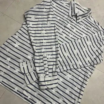 uniform experiment 보더 별 패턴 긴팔 셔츠