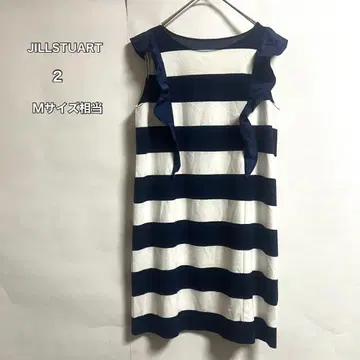 JILLSTUART 스트라이프 슬리브리스 원피스 M 사이즈 상당 튜닉