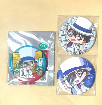 명탐정 코난 NewDays 신년 인사 괴도 키드 캔뱃지 세트