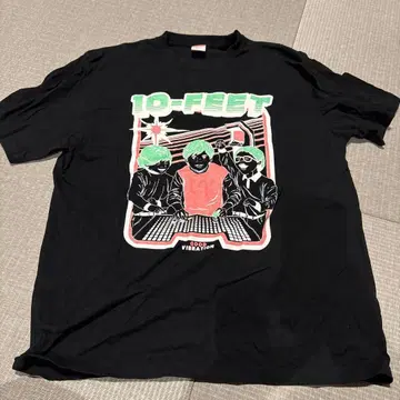 10-FEET 블랙 T셔츠