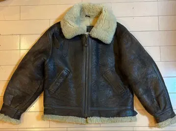 DOG-FIGHT 천연 가죽 무스탕 B-3 L 사이즈 양가죽 자켓