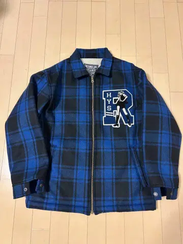 HYSTERIC GLAMOUR 체크 무늬 집업 자켓 M