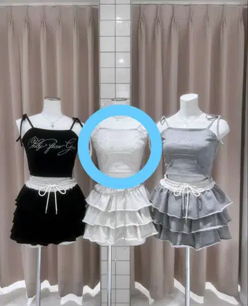 bubbles 비쥬 포켓 맨투맨 뷔스티에