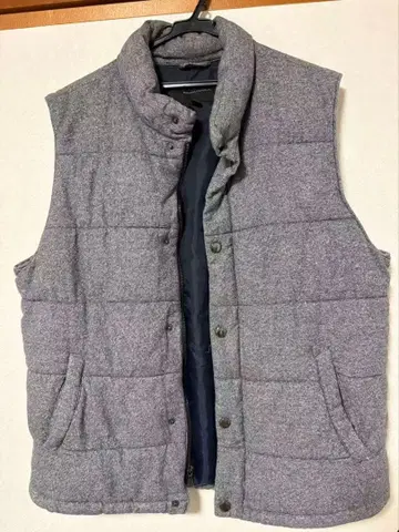 BANANA REPUBLIC 그레이 다운 베스트 L