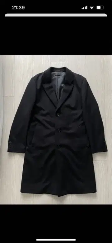 UNIQLO 유니클로 울 캐시미어 체스터 코트 2021AW