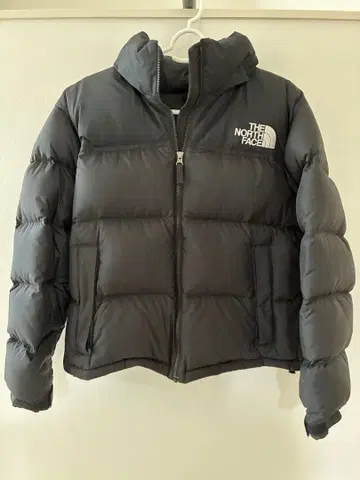 새상품급 THE NORTH FACE 블랙 다운 자켓 여성용 L 사이즈