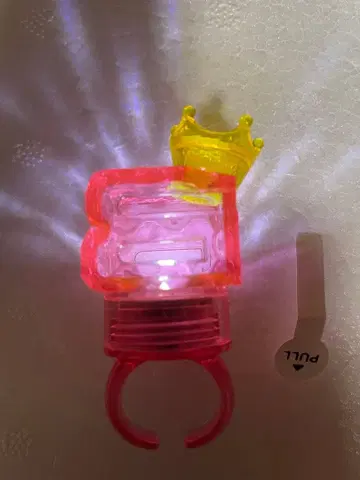 BIG BANG 플래시 반지 핑크 GD