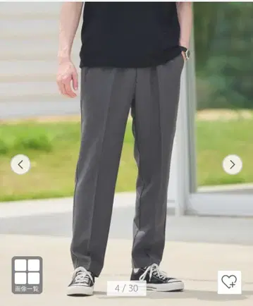 올마이 이지 팬츠 green label relaxing 다크 그레이 M