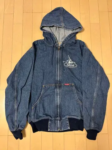 HYSTERIC GLAMOUR 후드 부착 데님 점퍼 M