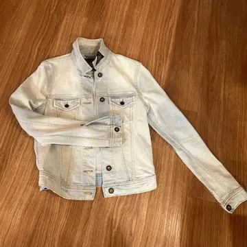 [ 새상품급 ] DENHAM 라이트 블루 데님 자켓 160