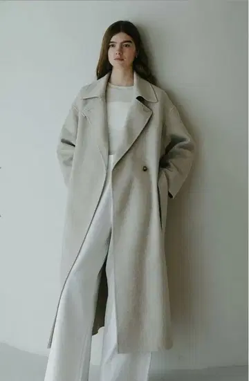 카시프 3WAY 스탠드 롱 코트 라이트 베이지