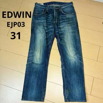 EDWIN 데님 팬츠 EJP03 스트레이트 세로 떨어짐 31 디자인