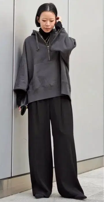 AP STUDIO 새상품 하프 지퍼 후디 38