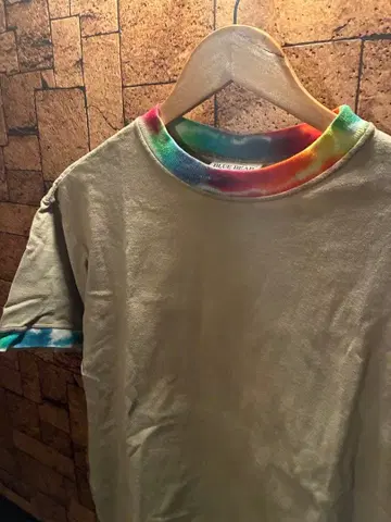 BLUE BEAR 타이다이 T 셔츠 USA 제