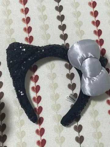 USJ 키티 머리띠 블랙