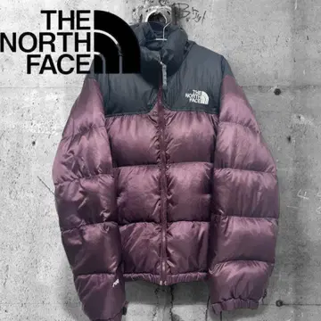 THE NORTH FACE L 사이즈 퍼플 눕시 다운 자켓