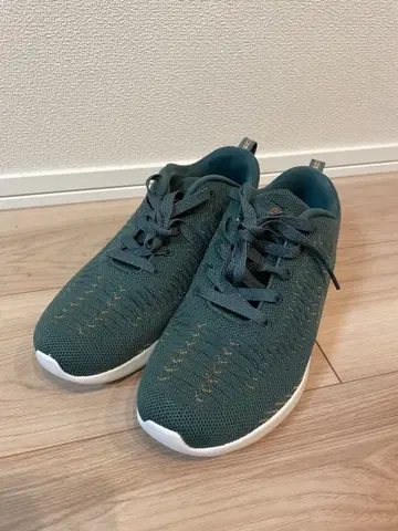 [ 거의 미사용 ] 스케쳐스 스니커즈 다크 그린