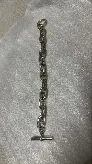 실버 체인 팔찌