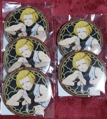 염염의 소방대 제비뽑기당 캔뱃지 아서 보일 5개