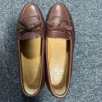 REGAL 브라운 로퍼 24.5cm