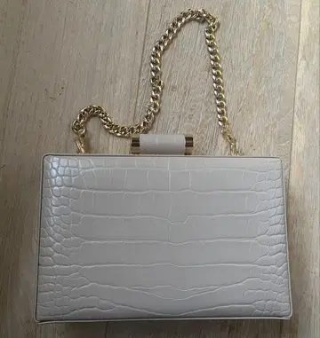 SNIDEL 악어 엠보싱 파티 백