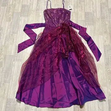 퍼플 A라인 컬러 드레스 (연주용 드레스)