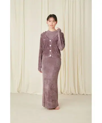 SNIDEL HOME 워셔블 가디건 원피스 셋업