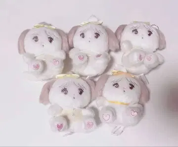 mikko characters 수플레 봉제 인형 키링 5세트