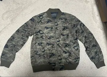 카모 패턴 봄버 자켓