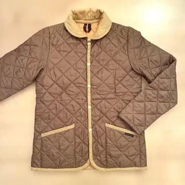 LAVENHAM 그레이 퀼팅 자켓